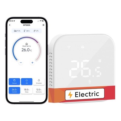 Smartes Thermostat für elektrische Fußbodenheizung, WiFi Raumthermostat