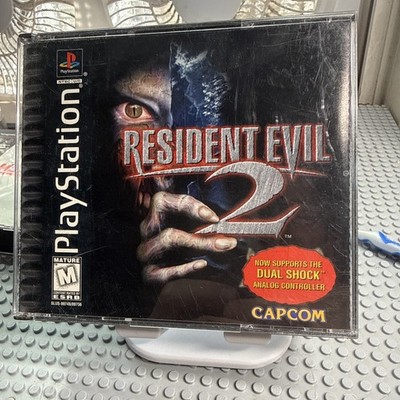 Resident Evil 2 PS1 Sony PlayStation Complete CIB 2 Disc  Black Label