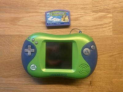 LeapFrog Leapster 2 Learning Game System Green 21155 1 UP Game Included Works