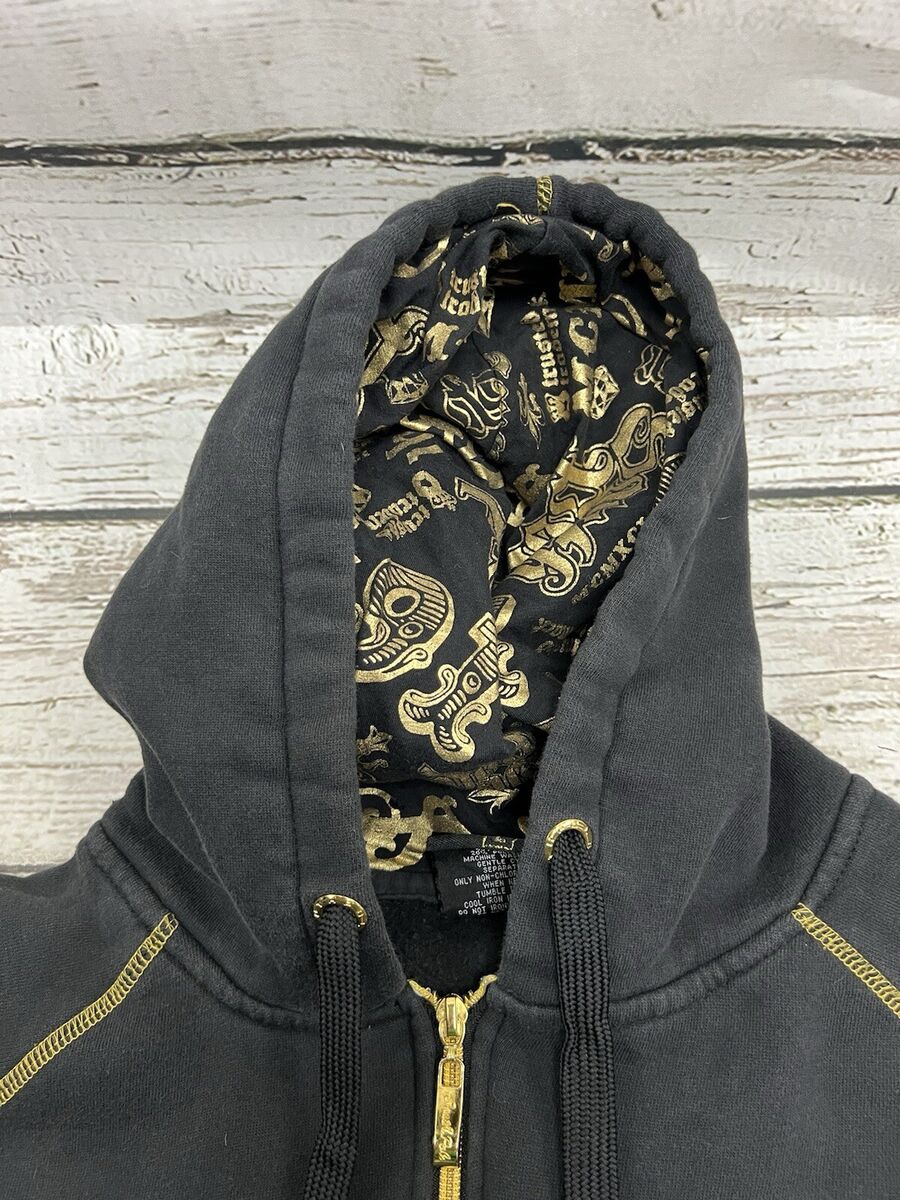 Y2K Southpole Authentic Collection Black/Gold Distressed Y2K Southpole Authentic Collection Black/Gold Distressed
