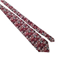Mark Alexander Men Necktie Tie Designer Accessory Work Office Dad Gift Maroon