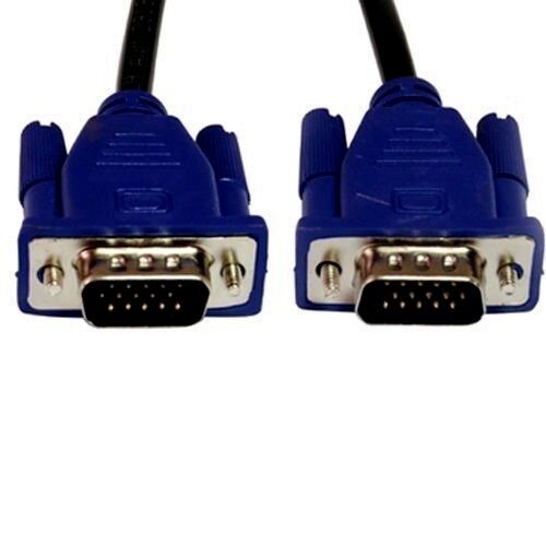 3M VGA SVGA 15 pin cavo maschio a maschio blu piombo PC TFT monitor TV laptop - Foto 1 di 2