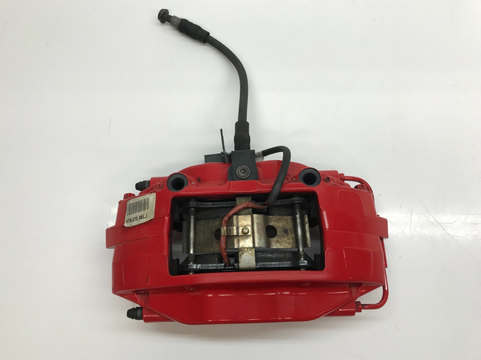LAMBORGHINI HURACAN REAR RIGHT PASSENGER SIDE BRAKE CALIPER RED OEM 4T0615406J