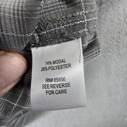 Gander Mountain Guide Series Shirt Gray Plaid Mens 2XL Short Sleeve Button NEW - Picture 6 of 10
