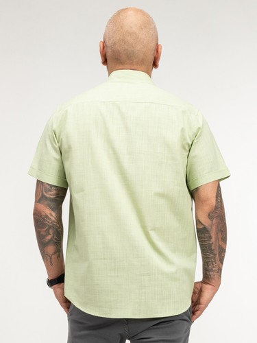 Hemd Kurzarm Herren Hemd Indumentum Herren Hemd Sommer Leinen-Optik H-372 NEU - 第 28/29 張圖片