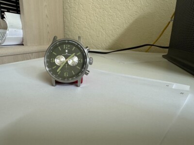 Men's Jacques Lemans  1-1487   chronograph stainless steel 52mm Watch NO BAND