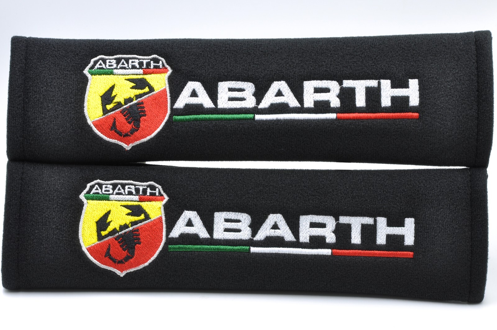 Paire De Protège-ceintures De Sécurité Black Panther - Broderie Logo - Noir - Neuf
