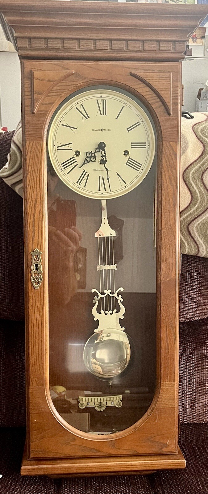 Howard Miller "Westmont" Quarter Hour Westminster Chime 613110 Wall Clock eBay