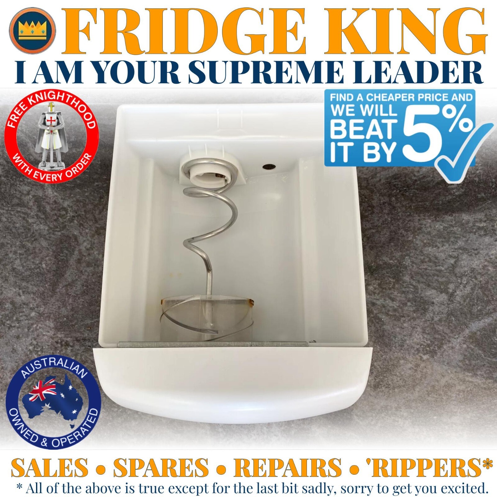 1450100 241504303 Westinghouse ice bucket maker mixer auger bin: WSE6070 WSE6970