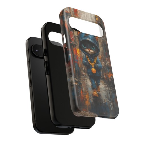 For iPhone | Samsung Galaxy | Pixel Phone Case - Cat Hoodie Big Kitty City - 第 230/246 張圖片
