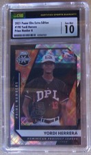 2021 PANINI ELITE EXTRA EDITION #190 YORDI HERRERA 033/160 PRIME NUMBER A CSG 10