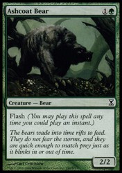 Ashcoat Bear #190 Time Spiral MTG