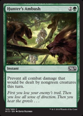 MTG - Hunter's Ambush - Magic 2015 - NM, English Magic FLAT RATE SHIP