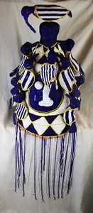 Vintage Yoruba Handbeaded Headdress, Nigeria
