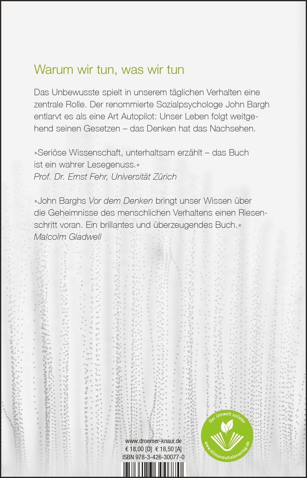 Thumbnail - Vor Dem Denken | John Bargh | Wie Das Unbewusste Uns Steuert |