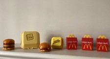 McDonald's Happy Meal Food 1980, 87,88, 90 Vintage Lot of 7