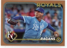 2024 Topps Gold #95 Cole Ragans Kansas City Royals 1279/2024