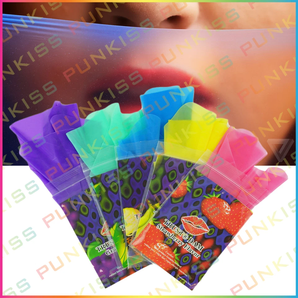 Trustex Dental Dam💋Flavored Condoms for Oral Sex Latex Sheet Film Cover - Image 2 of 4