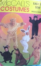 UNCUT- MCCALL'S 8953 Adult Halloween Animal Costume Sewing Pattern - Sz 34-36