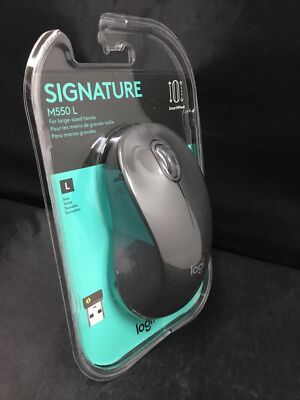 Authentic Logitech Signature M550L Wireless Mouse - Large (910-006591)