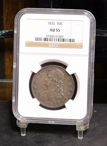 1832 Bust Half Dollar - NGC AU55 (#51960-K)