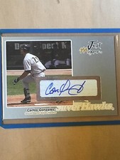 2005 Just Minor's ROOKIE SILVER autograph Carlos Gonzales (CARGO) quantity #24