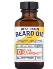 $30.00 Duke Cannon Supply Co.Best Damn Beard Oil, Redwood, 3 oz (010)