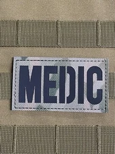 IR Medic Army 68W Doc EMT Military Combat Tactical patch Multicam