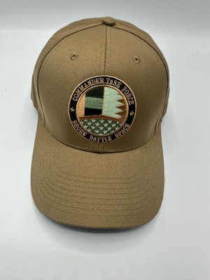 Commander Task Force Logo The Corps Beige Baseball Cap Hat One Size