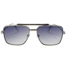 6083 C Square Aviator Metal Sunglasses