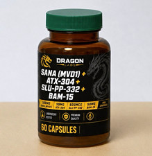 Dragon Labs SANA (MVD1) ATX-304 SLU-PP-332 BAM-15 60 Capsules Weight Loss