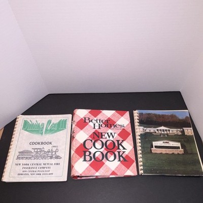 Old Cookbooks, Fiction Book***Lot of 9***Better Homes & Betty Crocker! 