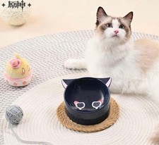 Genshin Wanderer Fairy Cat Pet Bowl Soft Mascot Cat Series Pet Dish