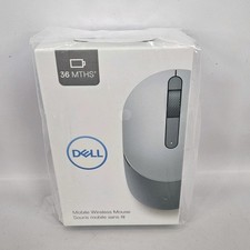 Dell Mobile Wireless Mouse Black Grey - MS3320W Brand New Sealed