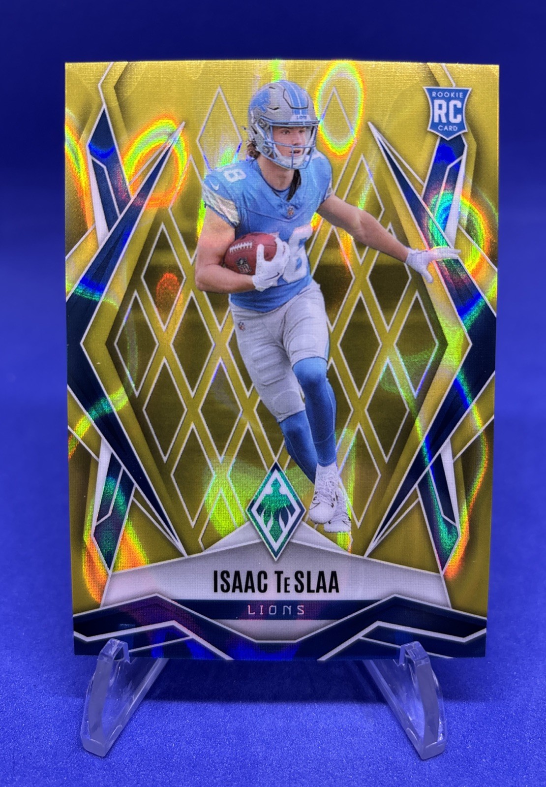 2025 Panini Phoenix - Rookies Isaac Teslaa #189 Yellow Lava /125 (RC)