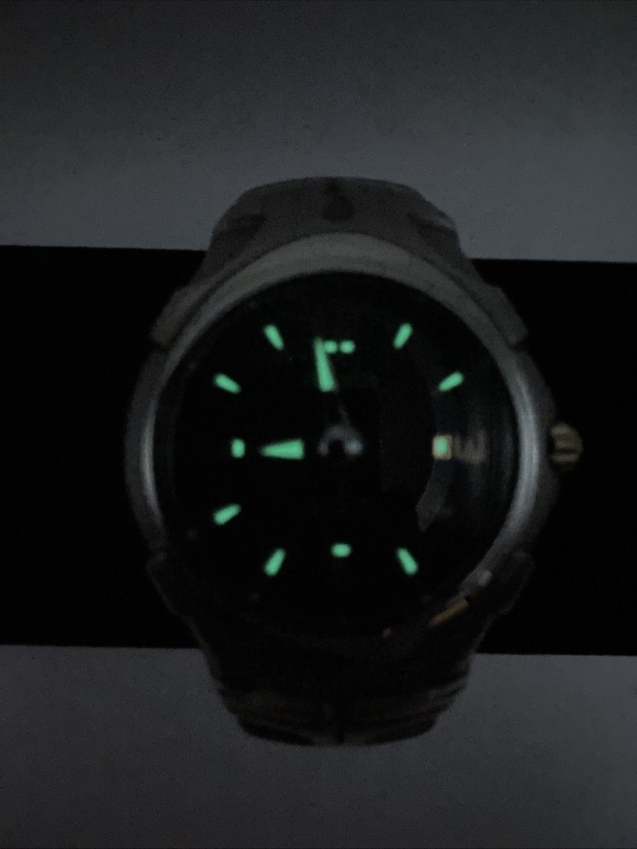 VTG Seiko Kinetic Auto Relay Date Wrist Watch 5J22 0A10 Stainless
