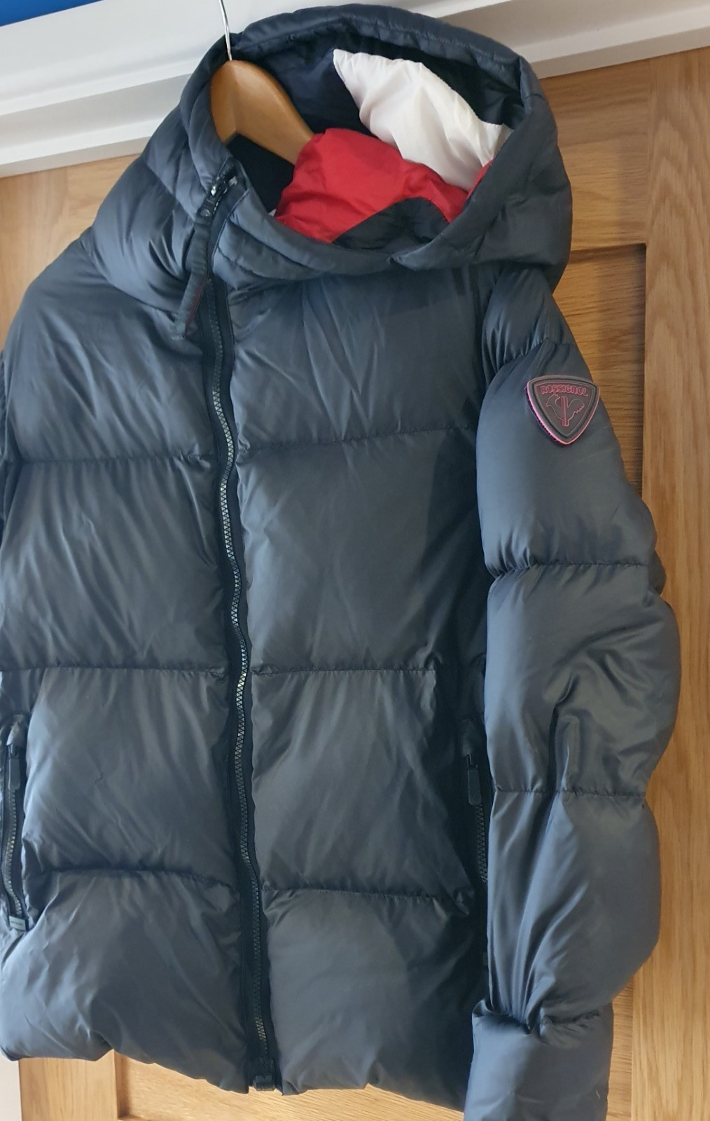 Rossignol Abscisse Women's Down Feather Puffer Jacket In Navy sz Medium RLIWL34