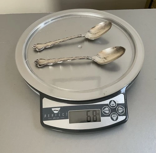 Reed & Barton “Tara” Sterling Silver Spoons 6.25” 68 Grams SET OF TWO