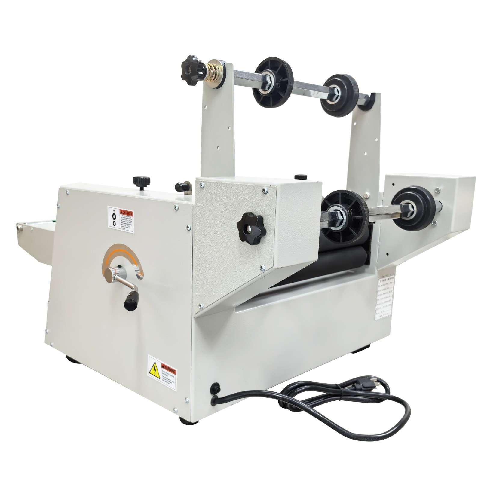 13'' Electric Steel Roller Thermal Laminator Single&Double Sided Laminating 110V