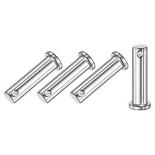 4-Pack Single Hole Clevis Pins, M10 x 40mm Stainless Steel Fastener