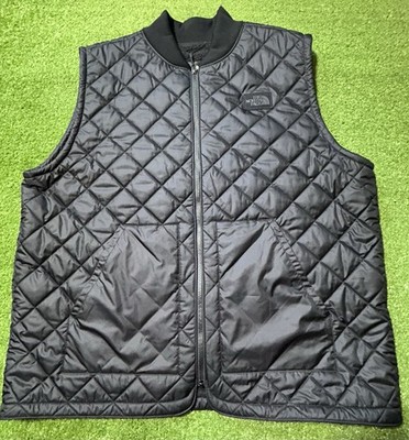 The North Face Vest Mens 2XL Black Quilted Puffer Lightweight