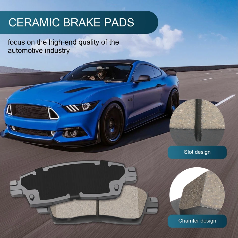 Pastillas de freno traseras de cerámica para Chevrolet Trailblazer EXT 2002-2009 4,2 L 5,3 L Foto 3 de 4