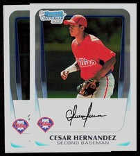 2011 Bowman Chrome #BCP122 Cesar Hernandez Prospects