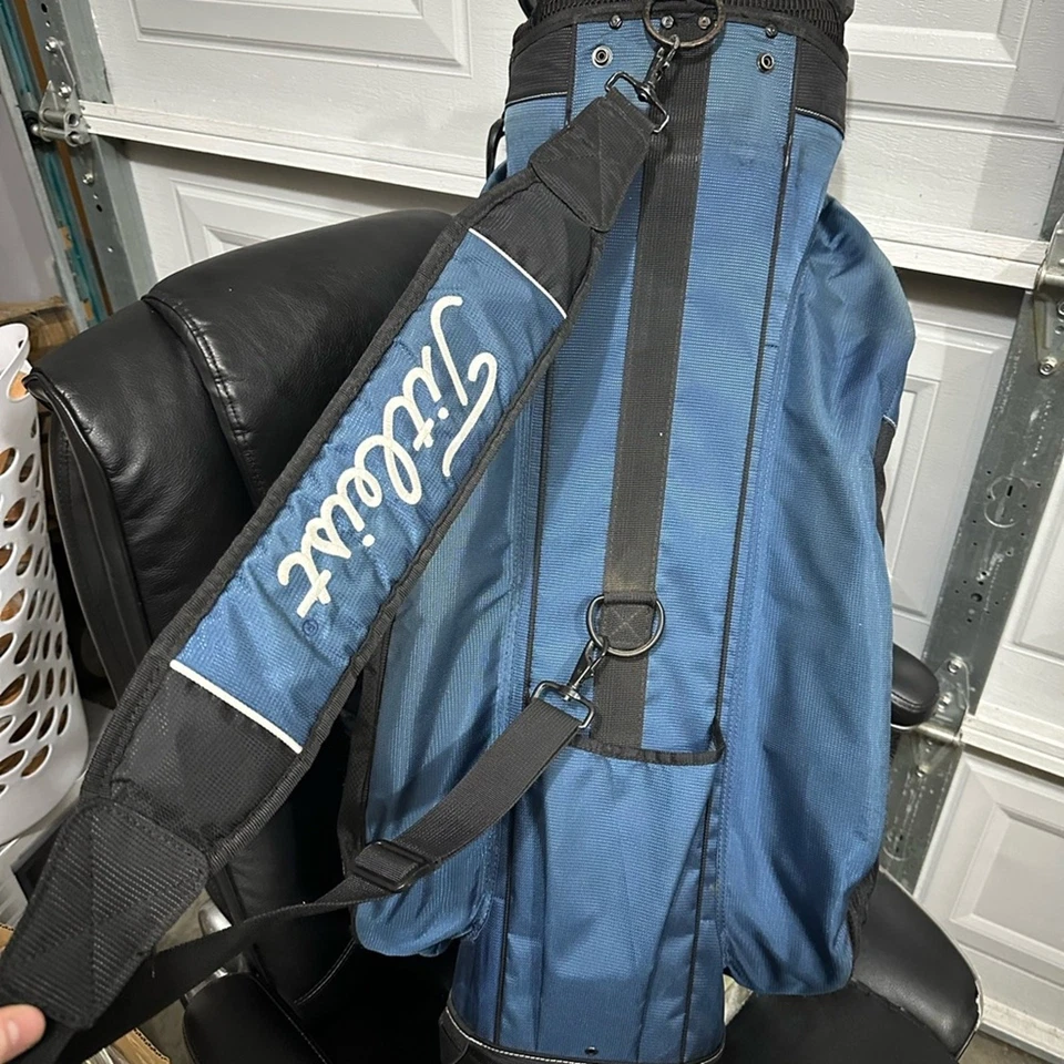 Bolsa de carro de golf Titleist azul 14 vías Foto 4 de 4