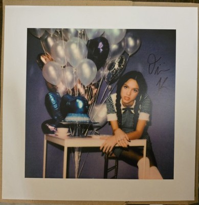 Olivia Rodrigo SOUR signed lithograph print PARTY TABLE 12'' x 12'' PLUS EXTRAS