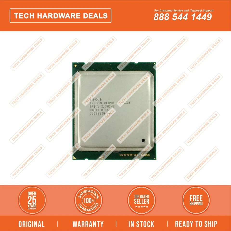 CM8062101038801  NEW BULK Intel Xeon E5-2630 (15M Cache 6-core 2.30 GHz) FC-LG - Image 2 of 3