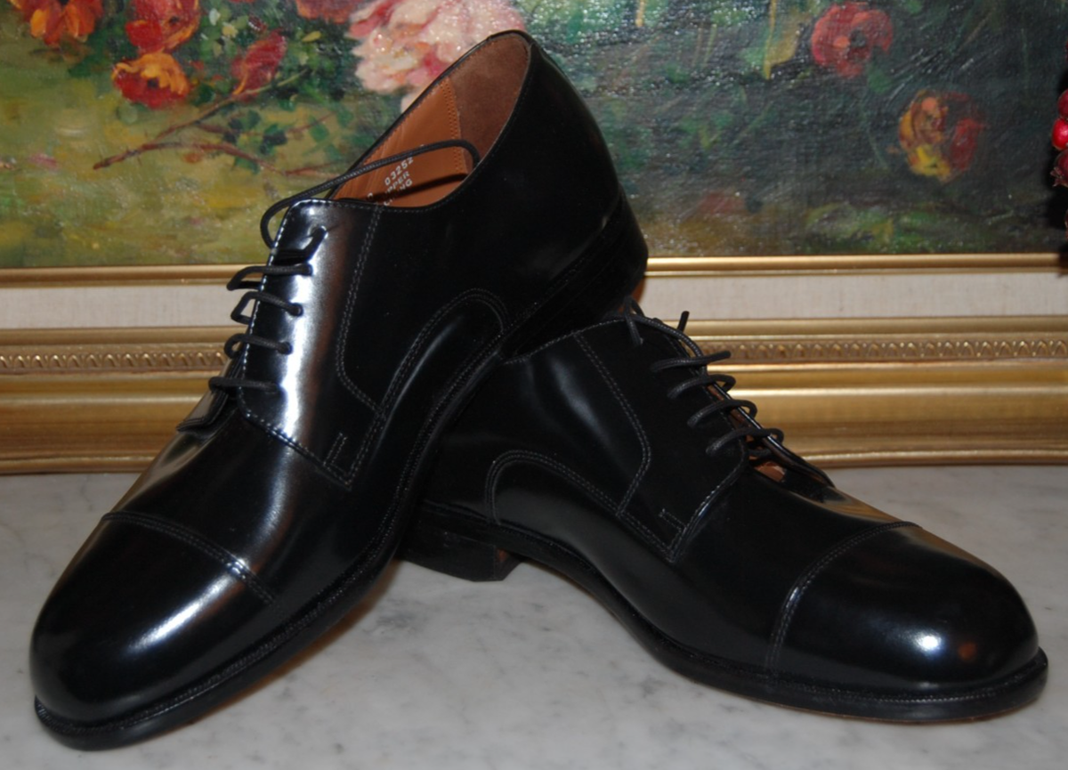 Bostonian Classics~ Men\'s Size 9.5W~ Black Leather Oxford Shoes. Men main image 4