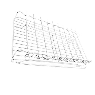 Kompaktes Design Doppellagiger Grillrost 32 cm 19 cm 7 cm für einfachen Außenbereich