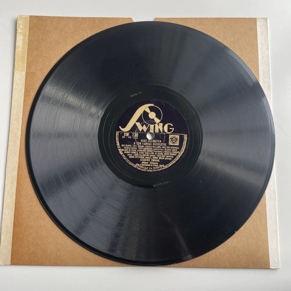 78 RPM Duke Ellington & Son Fameux Orchestre – Esquire Swank / Midriff SWING 230 - Photo 2/4