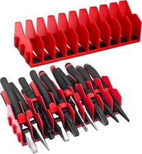 10-slot Heavy Duty Plastic Tool Pliers Organizer Rack 2-pack 20 Slots 10-slot Heavy Duty Plastic Tool Pliers Organizer Rack 2-pack 20 Slots